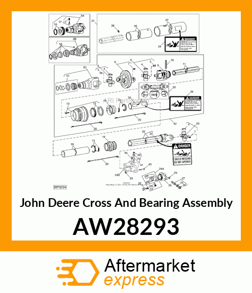 CROSS amp; BEARING KIT AW28293