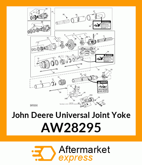 YOKE, CV DOUBLE AW28295