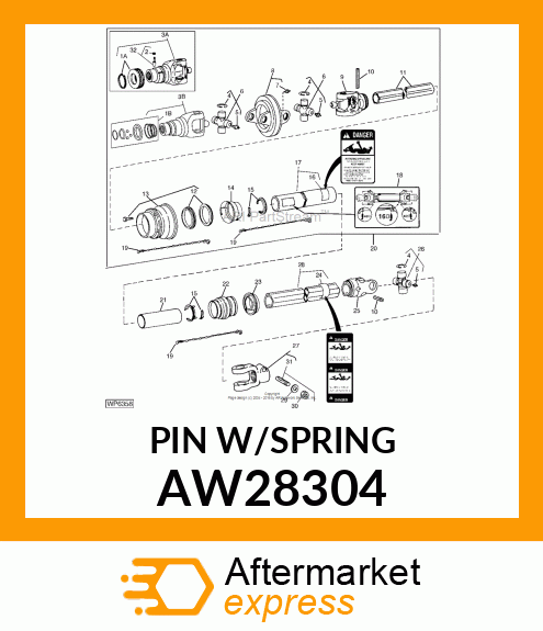 Joint Lock Pin AW28304