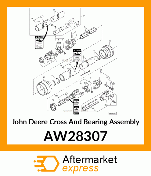 CROSS amp; BEARING KIT AW28307