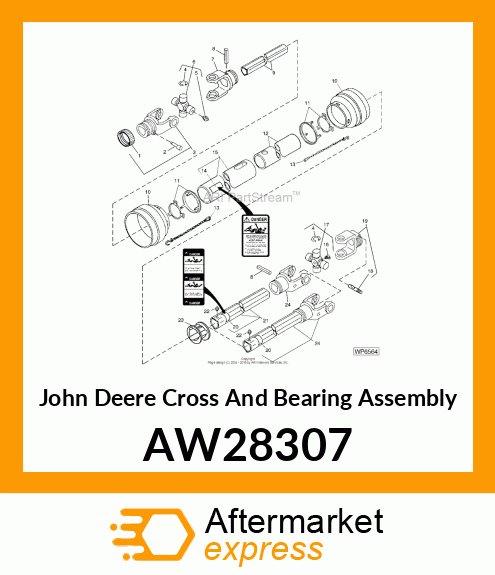 CROSS amp; BEARING KIT AW28307