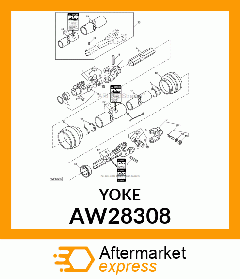 YOKE 1.750 AW28308