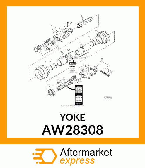 YOKE 1.750 AW28308