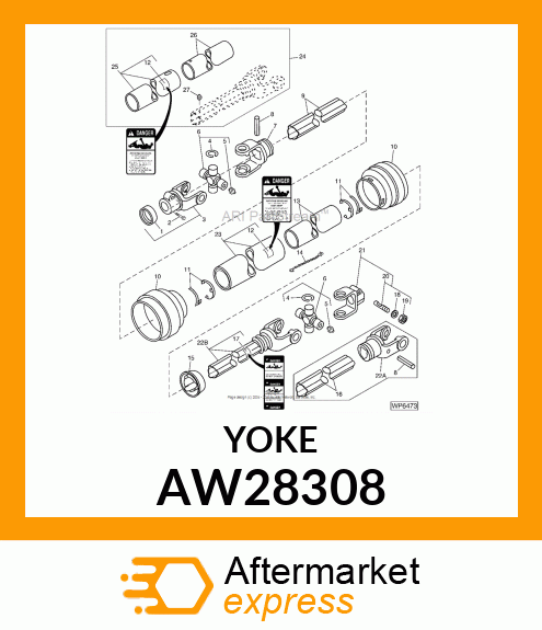 YOKE 1.750 AW28308