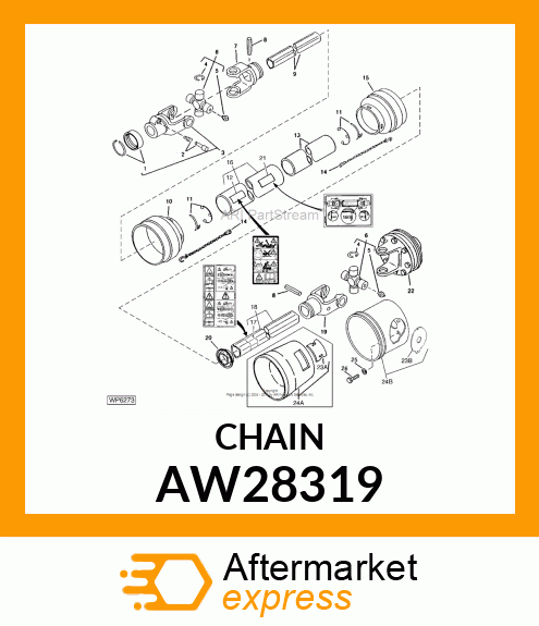 CHAIN, LINK AW28319