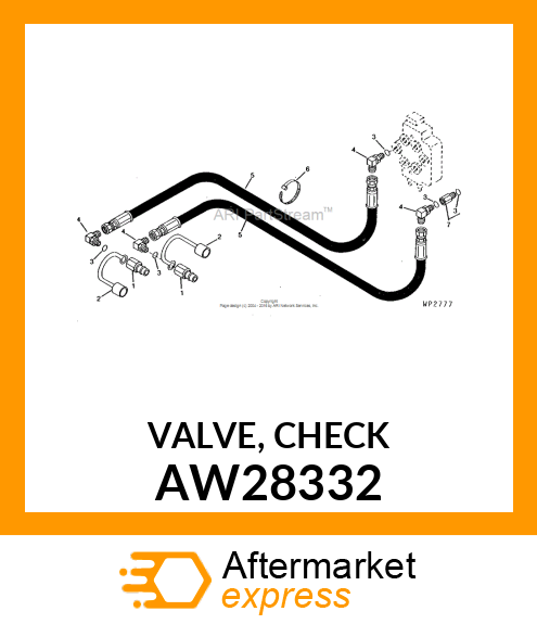 VALVE, CHECK AW28332