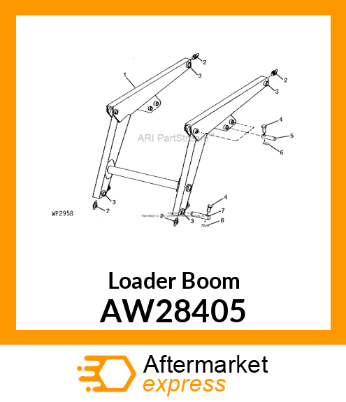 Loader Boom AW28405