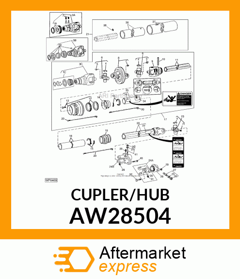 Hub - HUB, SHEAR AW28504