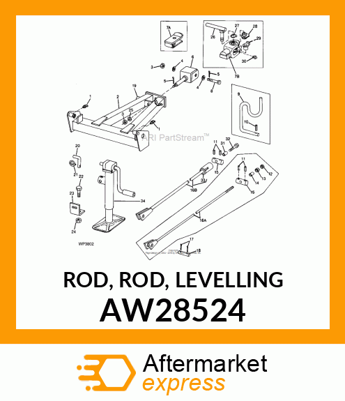 ROD, ROD, LEVELLING AW28524