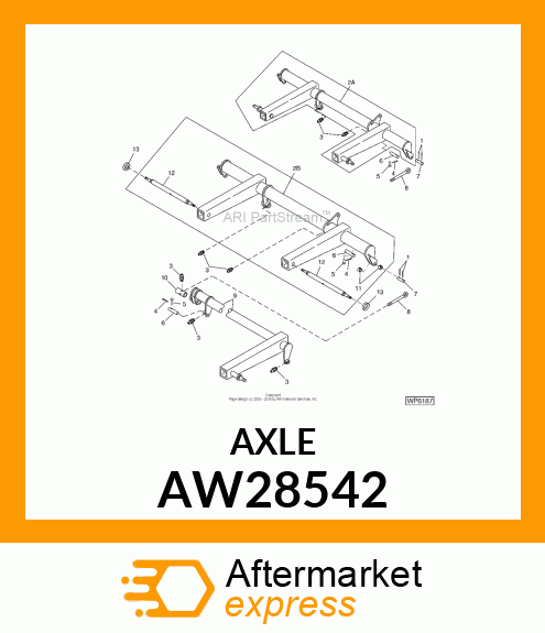 Axle AW28542