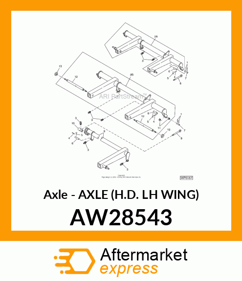 Axle AW28543