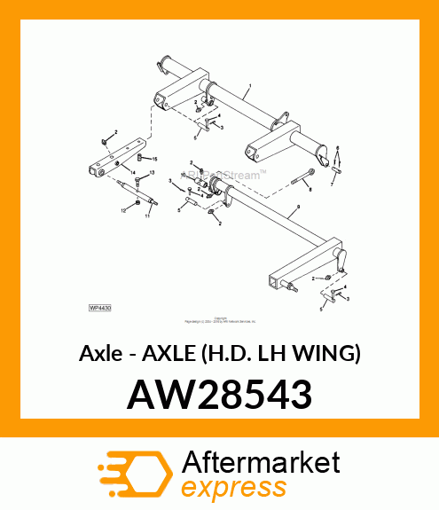 Axle AW28543