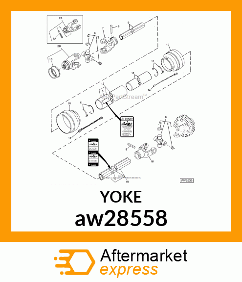 YOKE 1.375 aw28558