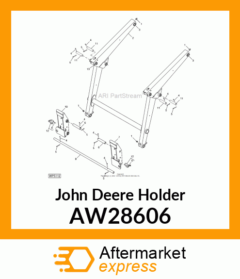 HOLDER (RH) ASSEMBLY AW28606