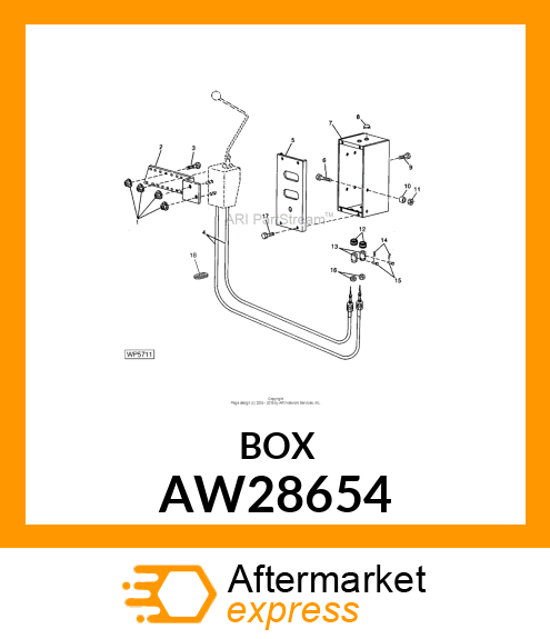 BOX, VALVE (2 FUNCTION) AW28654