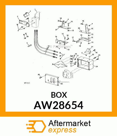 BOX, VALVE (2 FUNCTION) AW28654