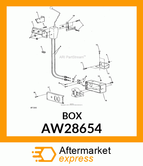 BOX, VALVE (2 FUNCTION) AW28654