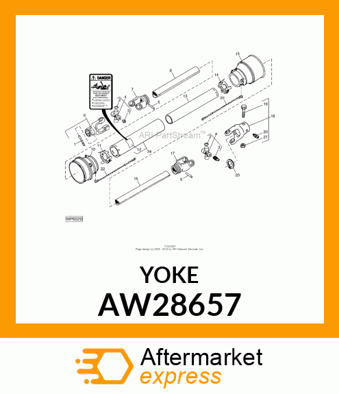 Universal Joint Yoke AW28657