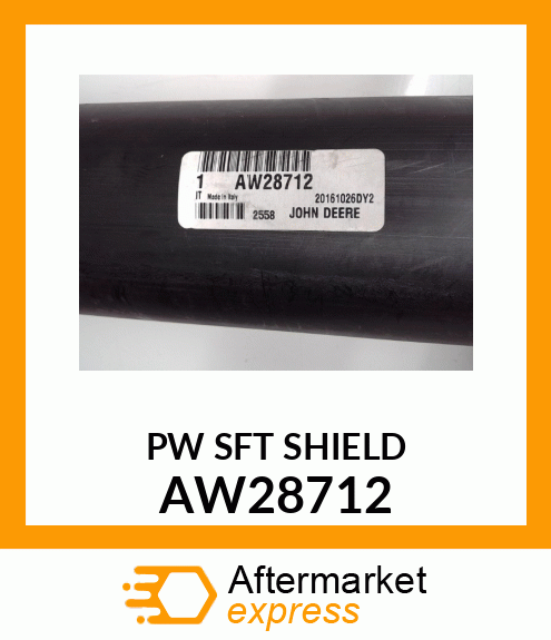 POWERSHAFT SHIELD, SHIELD, TUBE AW28712