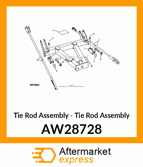 Tie Rod Assembly AW28728