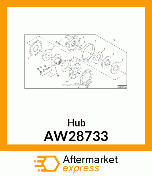HUB 1.375 AW28733
