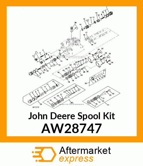 BOOM SPOOL REPAIR KIT AW28747