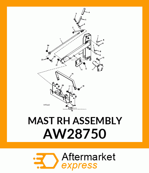 Mast AW28750