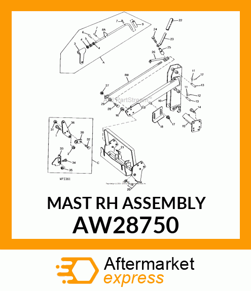 Mast AW28750