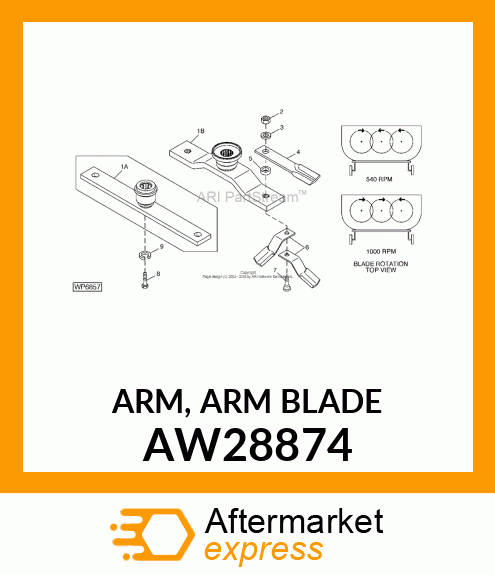 ARM, ARM (BLADE) AW28874