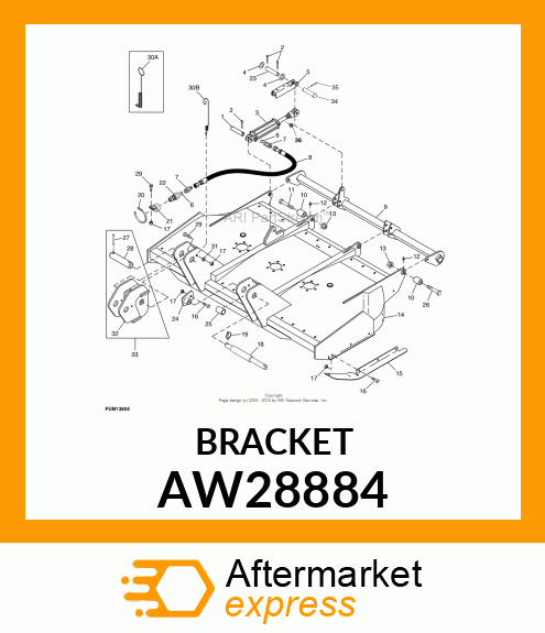 BEARING, BUSHING AW28884