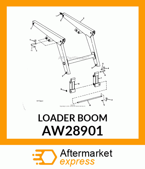 Loader Boom AW28901