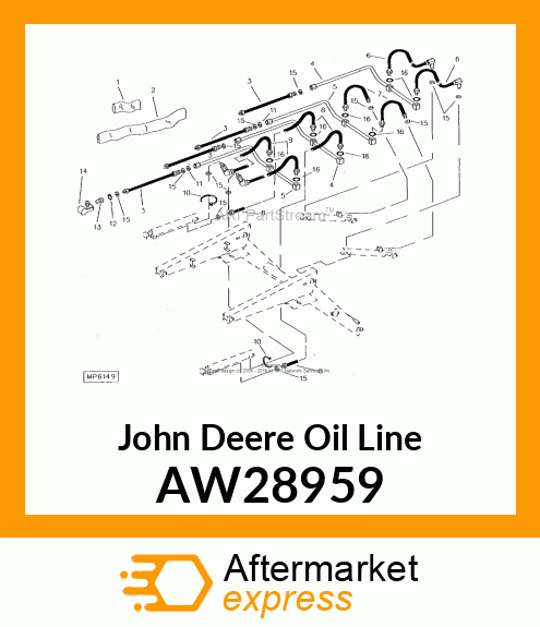 OIL LINE AW28959
