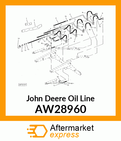 OIL LINE AW28960
