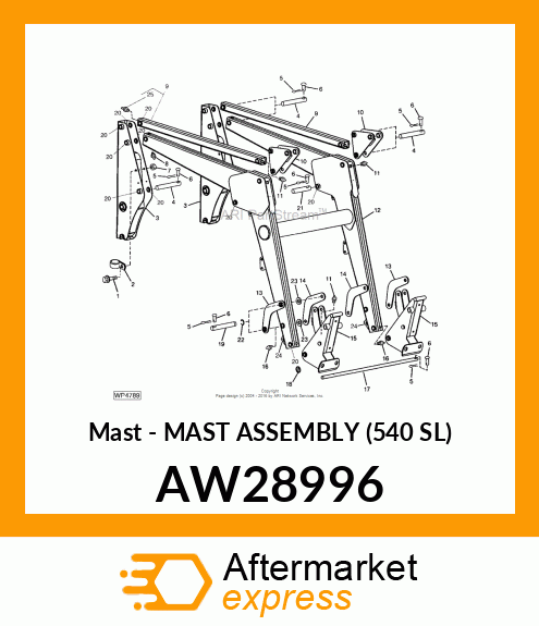 Mast AW28996