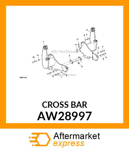 CROSSBAR ASSEMBLY AW28997