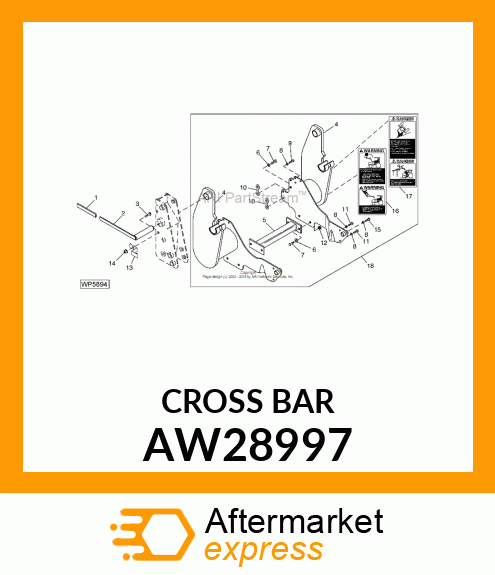 CROSSBAR ASSEMBLY AW28997