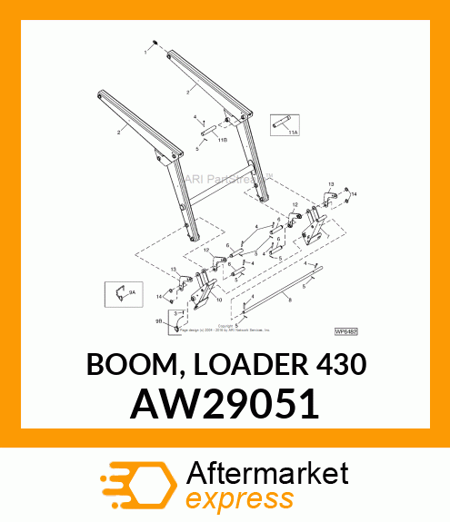 Loader Boom AW29051