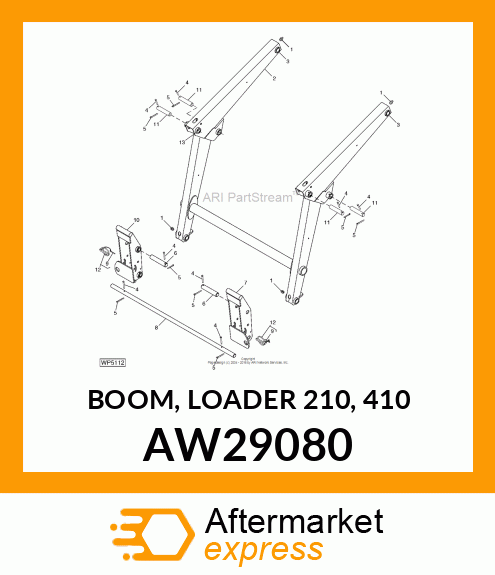 Loader Boom AW29080
