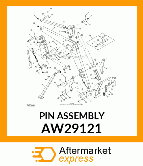 PIN ASSEMBLY AW29121