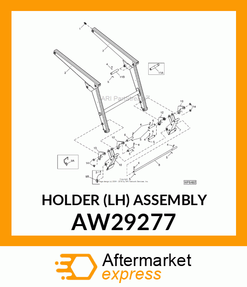 HOLDER (LH) ASSEMBLY AW29277