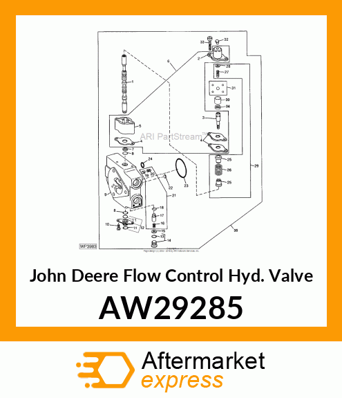 VALVE, CONTROL (BOOM SECTION) AW29285