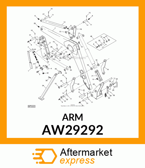 LINK (RH) ASSEMBLY AW29292