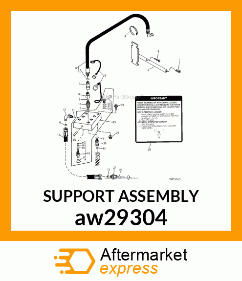 SUPPORT ASSEMBLY aw29304