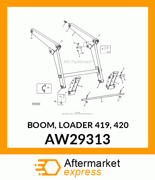 Loader Boom AW29313