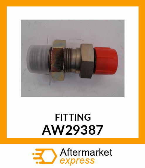 FITTING, ADAPTOR BULKHEAD AW29387