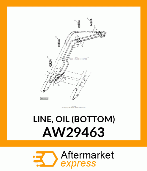 LINE, OIL (BOTTOM) AW29463