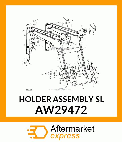 HOLDER ASSEMBLY (SL) AW29472