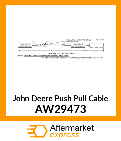 CABLE, PUSH AW29473
