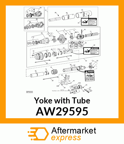 Yoke with Tube AW29595