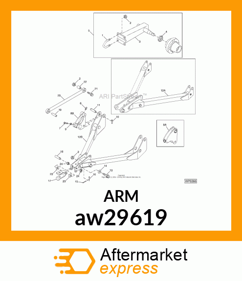 Bellcrank aw29619